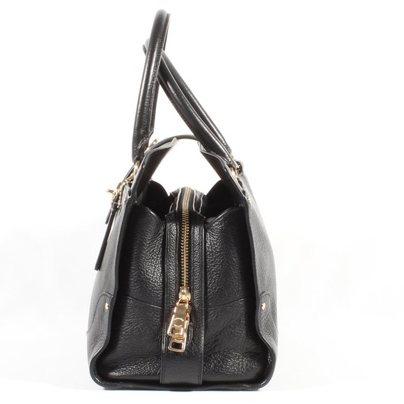 Coach Mercer Satchel Bag Purse Black Leather NEW - Picture 2 of 8